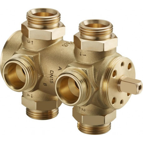 RobinetA TOURNANT SPHERIQUE 6 VOIESOPTIBAL W6 , DN20, 1 M