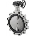 VANNE PAPILLON A REDUCTEUR VOLANT DN450