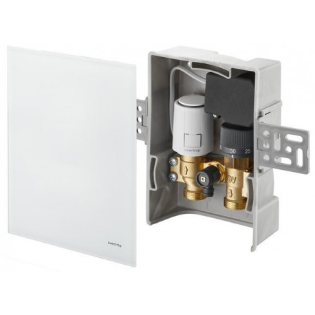 UNIBOX T-RTL R-TRONIC, AKTOR T 2P ET R-CON FBH, VERRE BLANC