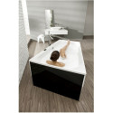 Baignoire trapézoïdale THASOS 1750x1100x490mm blanc