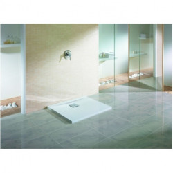 Receveur de douche THASOS ultraplat 1000x900x30mm blanc