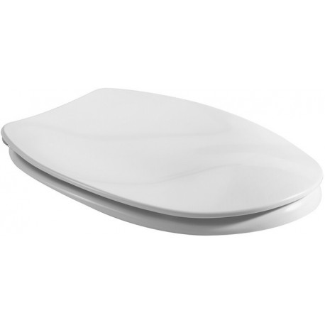 Abattant WC Colani charnières chromé blanc VILLEROY & BOCH