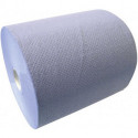 Papier rouleau 3 plis, 6 rouleaux de 100 m, largeur 22 cm bleu CWS