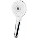 Douchette 110 mm, ronde, 3 jets blanc/chrome TOTO