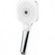 Douchette 110 mm, angulaire, 3 modes de jet blanc / chrome TOTO
