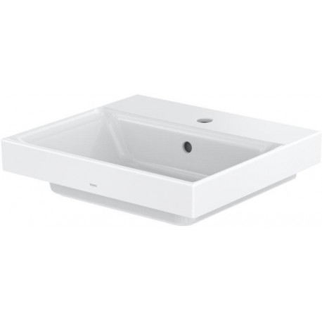 Lavabo CS avec trou pour robinetterie et trop-plein blanc 167 x 500 x 450 mm, carré TOTO