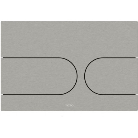 Plaque de commande 150 x 220 x 5 mm, inox brossé TOTO