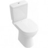 O.novo, Cuvette à fond creux, 360 x 670 mm, modèle sur pied, sortie verticale, En porcelaine sanitaire Blanc CeramicPlus