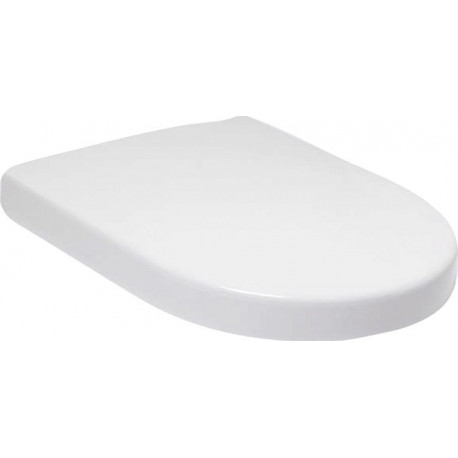 Abattants de toilette, à charnières QuickRelease et SoftClosing, charnières en acier inoxydable, En Duroplast Star White CeramicPlus