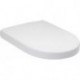 Abattants de toilette, à charnières QuickRelease, charnières en acier inoxydable, En Duroplast Blanc