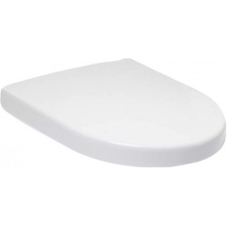 Abattants de toilette Compact, à charnières QuickRelease, charnières en acier inoxydable, En Duroplast Blanc