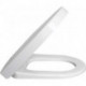 Architectura Vita, Abattants de toilette Vita, Ex Targa Architectura, à charnières QuickRelease et SoftClosing, charnières en acier inoxydable, En Duroplast Blanc