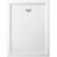 O.novo, Receveurs de douche rectangulaires, 1200 x 900 x 60 mm, Profondeur: 30 mm, Rectangulaire, en céramique, à poser ou à encastrer à fleur, sur pieds ou à poser, Céramiqueavec pastilles et surface brillante