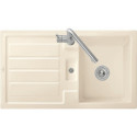 Evier FLAVIA 50 900 x 510 mm actionnement excentrique sable VILLEROY & BOCH