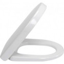 Architectura, Abattants de toilette Compact, Ex Targa Architectura, charnières en acier inoxydable, En Duroplast Blanc