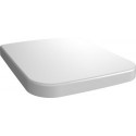 Abattants de toilette, à charnières QuickRelease et SoftClosing, charnières en acier inoxydable, En Duroplast Blanc