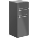 Finion, Armoires latérales, 418 x 936 x 270 mm, Angulaire,avec meuble étagère (éclairé), modèle suspendu, En bois, éclairage LED, 1x LED / 2,3W, 2700 K à 6480 K, White Matt Lacquer