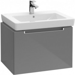 Meubles sous vasque, 537 x 420 x 423 mm, modèle suspendu, En bois Glossy Grey