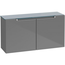 Armoires de salle de bains, 758 x 400 x 235 mm, modèle suspendu, En bois Glossy White