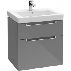 Meubles sous vasque, 587 x 590 x 454 mm, modèle suspendu, En bois White Matt