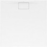 Architectura, Receveurs de douche carrés, 800 x 48 x 15 mm, Carré, MetalRim Blanc