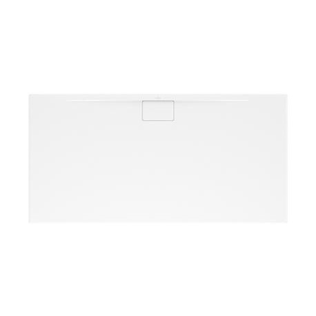 Architectura, Receveurs de douche rectangulaires, 900 x 48 x 17 mm, Rectangulaire, MetalRim Blanc