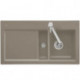 Évier à encastrer SUBWAY 50 FLAT 880 x 475 mm, vasque à droite actionnée en bois VILLEROY & BOCH