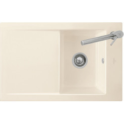Évier à encastrer TIMELINE 45 FLAT 765 x 475 mm commande manuelle bois VILLEROY & BOCH