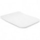 Venticello, Abattants de toilette SlimSeat Line, à charnières QuickRelease et SoftClosing, charnières en acier inoxydable, En Duroplast Blanc