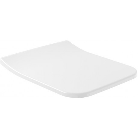 Architectura, Abattants de toilette SlimSeat, à charnières QuickRelease et SoftClosing, charnières en acier inoxydable, En Duroplast Blanc