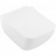 Venticello, Cuvette à fond creux, 375 x 560 mm, Angulaire, DirectFlush, modèle suspendu, sortie horizontale, En porcelaine sanitaire Blanc CeramicPlus