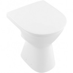 Cuvette O.novo Vita 355 x 480 mm, modèle sur pied, sortie horizontale, En porcelaine sanitaire Blanc CeramicPlus