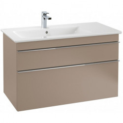 Meubles sous vasque, 953 x 590 x 502 mm, modèle suspendu, En bois Glossy White