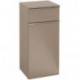Venticello, Armoires de salle de bains, 404 x 866 x 372 mm, modèle suspendu, En bois Glossy Grey