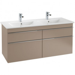 Meubles sous vasque, 1253 x 590 x 502 mm, modèle suspendu, En bois White Matt