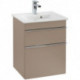 Meubles sous vasque, 466 x 590 x 426 mm, modèle suspendu, En bois Glossy White