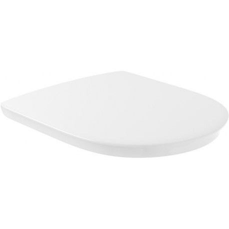 O.novo Vita, Abattants de toilette Vita, à charnières QuickRelease et SoftClosing, charnières en acier inoxydable, En Duroplast Blanc