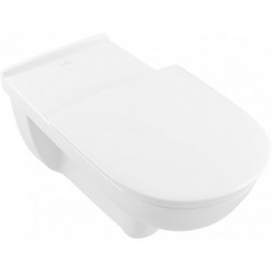 Cuvette O.novo Vita360 x 700 mm, DirectFlush, modèle suspendu, sortie horizontale, En porcelaine sanitaire Blanc AntiBac CeramicPlus