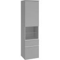 Venticello, Armoires de salle de bains, 404 x 1546 x 372 mm, modèle suspendu, En bois Oak Graphite