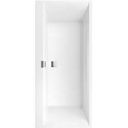 Système Balnéo, Squaro Edge 12, Baignoire, UBQ180SQE2DV, Rectangulaire, Quaryl®, 1800 x 800 mm, blanc, Airpool Entry (AE), 