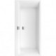 Système Balnéo, Squaro Edge 12, Baignoire, UBQ160SQE2DV, Rectangulaire, Quaryl®, 1600 x 750 mm, blanc, Airpool Comfort (AC), Alimentation en eau, 