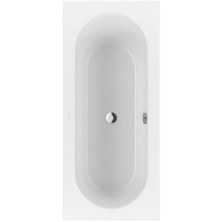Système Balnéo, Loop & Friends, Baignoire, UBA170LFO2V, Rectangulaire, Acrylique, 1700 x 750 mm, Star White, Hydropool Comfort (HC), Multiplex Trio, 