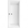 Système Balnéo, Squaro Edge 12, Baignoire, UBQ170SQE2DV, Rectangulaire, Quaryl®, 1700 x 750 mm, blanc, Hydropool Comfort (HC), Alimentation en eau, 