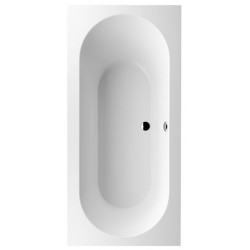 Système Balnéo, Oberon, Baignoire, UBQ199OBE2V, Rectangulaire, Quaryl®, 1900 x 900 mm, blanc, Hydropool Comfort (HC), 