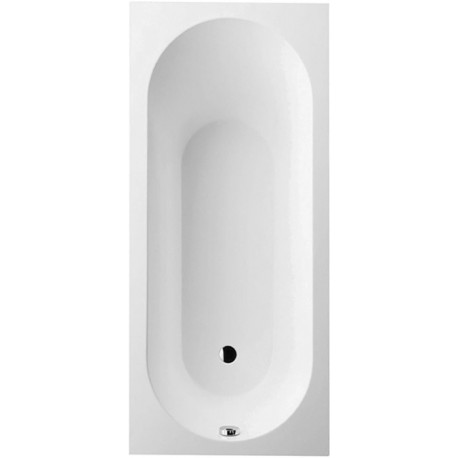 Système Balnéo, Oberon, Baignoire, UBQ177OBE2V, Rectangulaire, Quaryl®, 1700 x 700 mm, blanc, Combipool Entry (CE), Multiplex Trio, 
