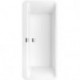 Système Balnéo, Squaro Edge 12, Baignoire, UBQ180SQE7DV, Ovale, Quaryl®, 1800 x 800 mm, blanc, Combipool Comfort (CC), 