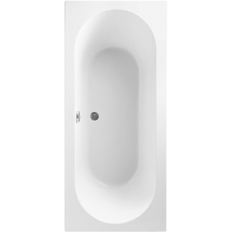 Système Balnéo, O.novo, Baignoire, UBA190CAS2V, Rectangulaire, Acrylique, 1900 x 900 mm, blanc, Combipool Comfort (CC), Multiplex Trio, 