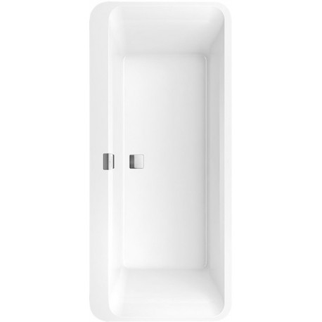 Système Balnéo, Squaro Edge 12, Baignoire, UBQ180SQE7DV, Ovale, Quaryl®, 1800 x 800 mm, blanc, Special Combipool Active (AP), Alimentation en eau, 