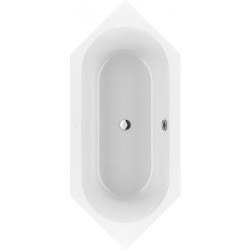 Système Balnéo, Loop & Friends, Baignoire, UBA205LFO6V, Hexagonale, Acrylique, 2050 x 900 mm, Star White, Special Combipool Active (AP), Multiplex Trio, 