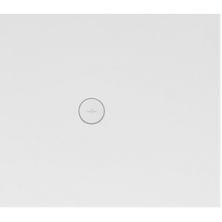 Subway Infinity, Receveurs de douche, 900 x 800 x 40 mm, Rectangulaire, en céramique, Ces receveurs de douche sont découpés sur le côté court . A installeravec leur côté découpé (non émaillé) contre le mur Blanc